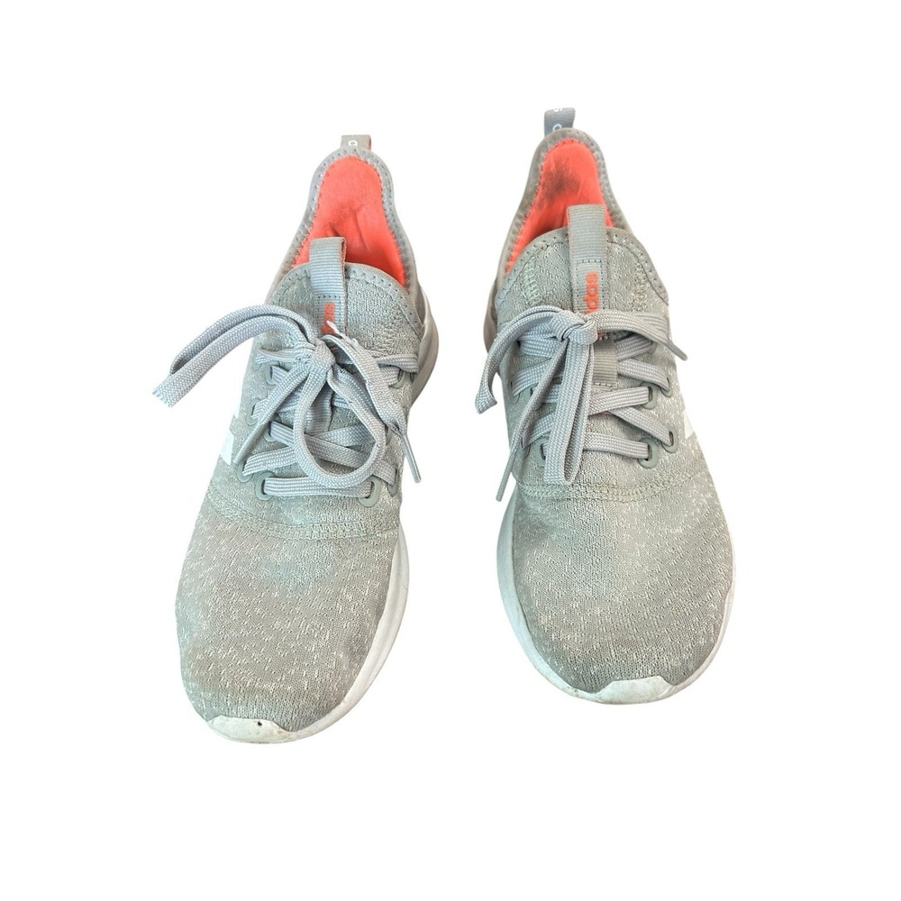 Adidas Cloudfoam Pure Metal Gray Sneakers Womans SZ 7.5 EG3845
